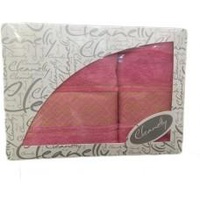 Комплект махровых полотенец "Cleanelly" Bangle в ассортименте (50*90-1шт., 70*130-1шт.)