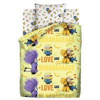 Постельное белье "ПромТоргСервис" Детский Миньоны Бананас с наволочками 50/70 Бязь (1,5-спальный)
