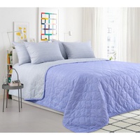 Покрывало стеганое "Текс-Дизайн" Нежная фиалка Перкаль (220*210см.)