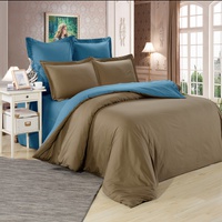 Постельное белье Valtery LS-65, Cатин однотонный, Семейный