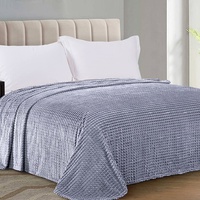 Плед "КомфортТекс" Велсофт Квадраты 5187 (200*220см.)