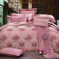 Постельное белье "Valtery" 220-128 жаккард тканный с вышивкой (Дуэт (Семейный)