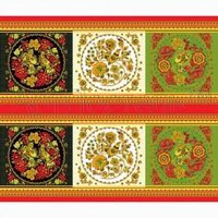 Комплект кухонных полотенец "АртПостель" Золотая хохлома (45*60-3шт.)