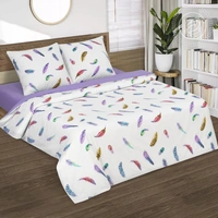 Постельное белье АртПостель Равновесие Поплин, 2-спальное с европростыней