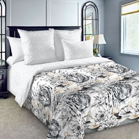 Постельное белье "Текс-Дизайн" Белый тигр Перкаль (Дуэт (Семейный)