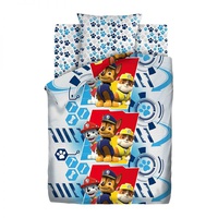 Постельное белье "ПромТоргСервис" Детский Щенячий патруль Щенки наготове с наволочками 50/70 Бязь (1,5-спальный)