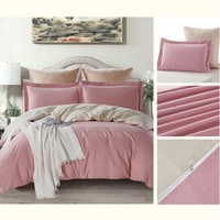 Постельное белье "Karteks" однотонный комбинированный SK-001 Сатин (2-спальный)