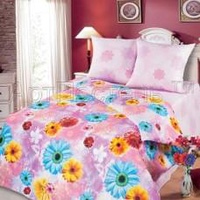 Постельное белье "АртПостель" Герберы Бязь (Дуэт (Семейный)