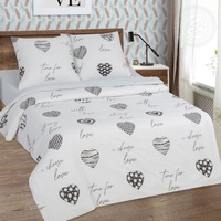 Постельное белье "АртПостель" Про любовь Поплин (1,5-спальный)