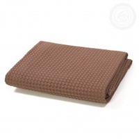 Полотенце вафельное банное "АртПостель" коричневое (70*140-1шт.)