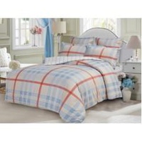 Постельное белье "Karteks" цветной с кружевом рисунок SP-9 Сатин (Дуэт (Семейный))