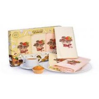 Набор вафельных полотенец "Дино-текс" Пирожное (50*60-3шт.)