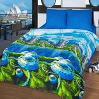 Постельное белье "АртПостель" Город будущего Бязь (Дуэт (Семейный)