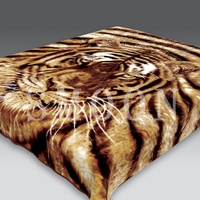 Плед "Орленок" Тигр рыжий акрил (150*200см.)