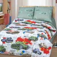 Постельное белье "АртПостель" Детский Танки Бязь (1,5-спальный)