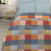 Постельное белье "Василиса" Дипломат Бязь (Евро)