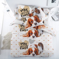 Постельное белье детское Valtery Кроль и спаниель, Поплин, 1.5-спальный