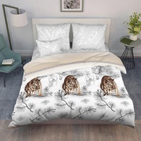 Постельное белье "Василиса" Таежная сказка Бязь (Дуэт (Семейный)