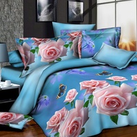 Постельное белье Valtery SF-13, Полисатин 3D, Семейный