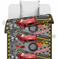 Постельное белье "Василек" Детский Уличные гонки Бязь (1,5-спальный)