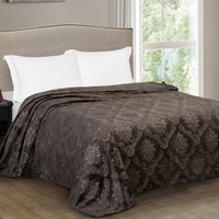 Плед велсофт Valtery Турецкий кофе, 200*220