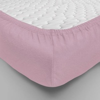 Простынь на резинке "Люксония" цвет Лиловый Трикотаж (90*200см.)