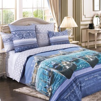 Постельное белье "Текс-Дизайн" Венеция фиолетовый Перкаль (Дуэт (Семейный)