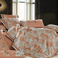 Постельное белье "Valtery" 220-130 жаккард тканный с вышивкой (Дуэт (Семейный)