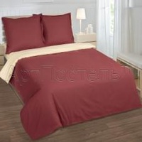 Постельное белье "АртПостель" Радуга каштан Поплин (2-спальный, европростыня)