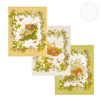 Набор полотенец из рогожки "АртПостель" Береста (45*60-3шт.)