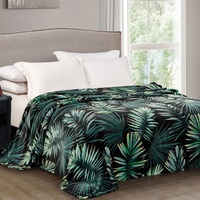 Плед велсофт Valtery Тропик, 200*220