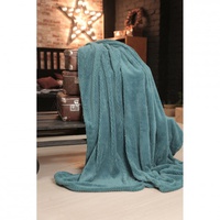 Плед флисовый Артпостель Роскошь цвет Малахит 150*200