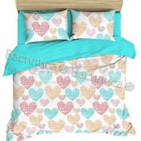 Постельное белье "Василиса" Любовь Бязь (Дуэт (Семейный))