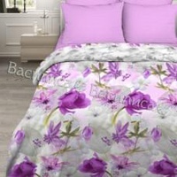 Постельное белье "Василиса" Лиловая дымка Бязь (2-спальный)