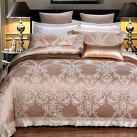 Постельное белье "Valtery" L-35 жаккард шелковый (Евро)