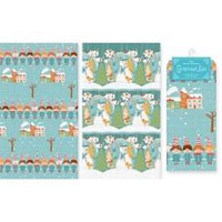 Набор вафельных полотенец "НордТекс" Веселого рождества (40*70-2шт.)