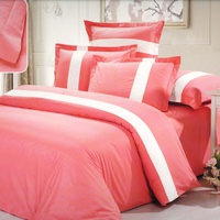 Постельное белье Valtery OD-28, Сатин однотонный, Семейный