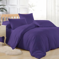 Постельное белье Valtery MO-38, Софткоттон однотонный, Семейный