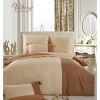 Постельное белье "Valtery" BS-03 бамбуковое однотонное (Евро)