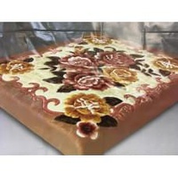 Плед "Орленок" Букет бежевый акрил (160*220 см.)