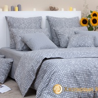 Постельное белье "Хлопковый Край" Мэрит грей Бязь-люкс (2-спальный)