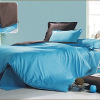 Постельное белье Valtery OD-19, Сатин однотонный, Семейный