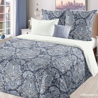 Постельное белье Valtery BR-51, Жаклин серый, Бязь, 2-спальный