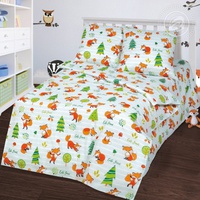 Постельное белье "АртПостель" Детский Лисята Бязь (1,5-спальный)