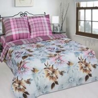 Постельное белье "АртПостель" Воздушная акварель Поплин (Евро)