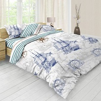 Постельное белье Valtery BR-31, Морской круиз, Бязь, 2-спальный