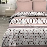 Постельное белье "Василиса" Территория уюта Бязь (Дуэт (Семейный))