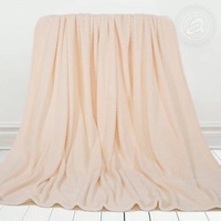 Плед флисовый "АртПостель" Роскошь цвет Шампань (220*200см.)