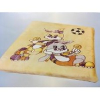 Плед детский "Орленок" Чемпионы футбола желтый акрил (110*140 см.)