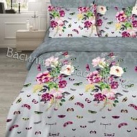 Постельное белье "Василиса" Бархатистый звон Бязь (Дуэт (Семейный))